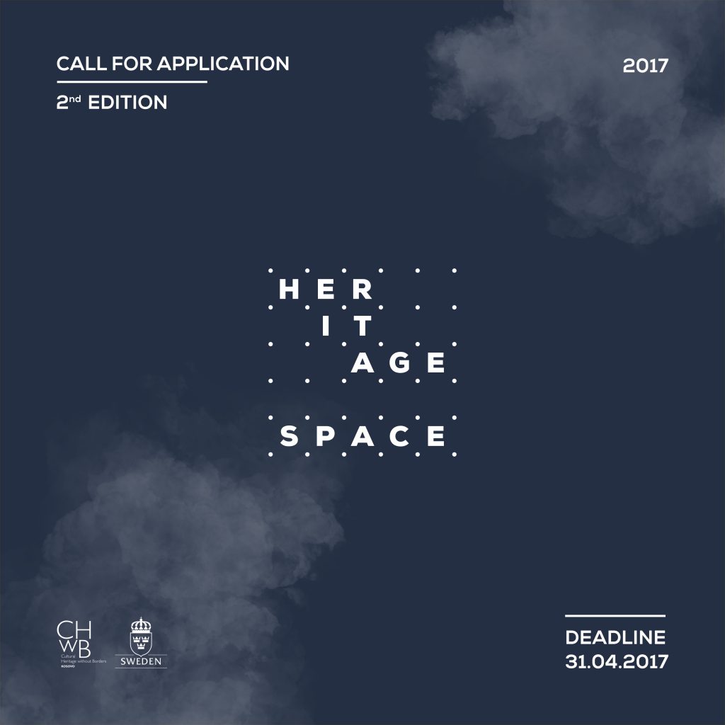 Poziv za prijavu – drugo izdanje Heritage Space-a