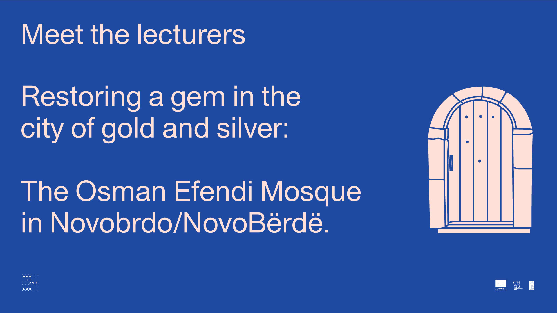 MEET THE LECTURERS: Restoring a gem in the city of gold & silver!